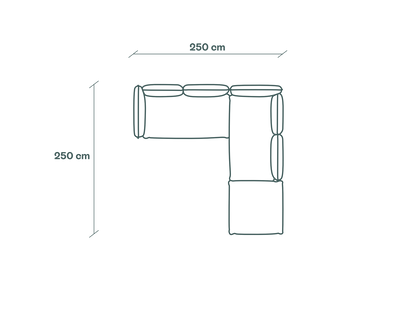 Duurzame modulaire hoekbank van Kairos Furniture