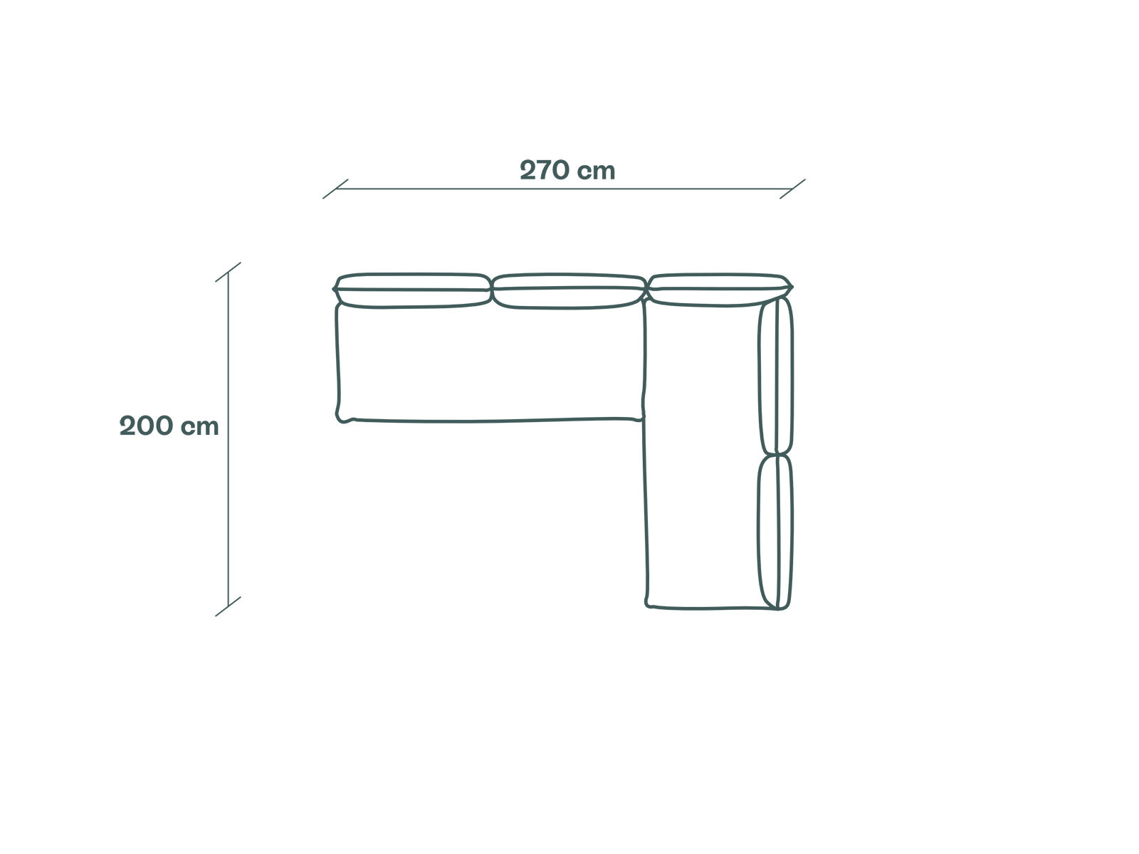 Duurzame modulaire hoekbank van Kairos Furniture