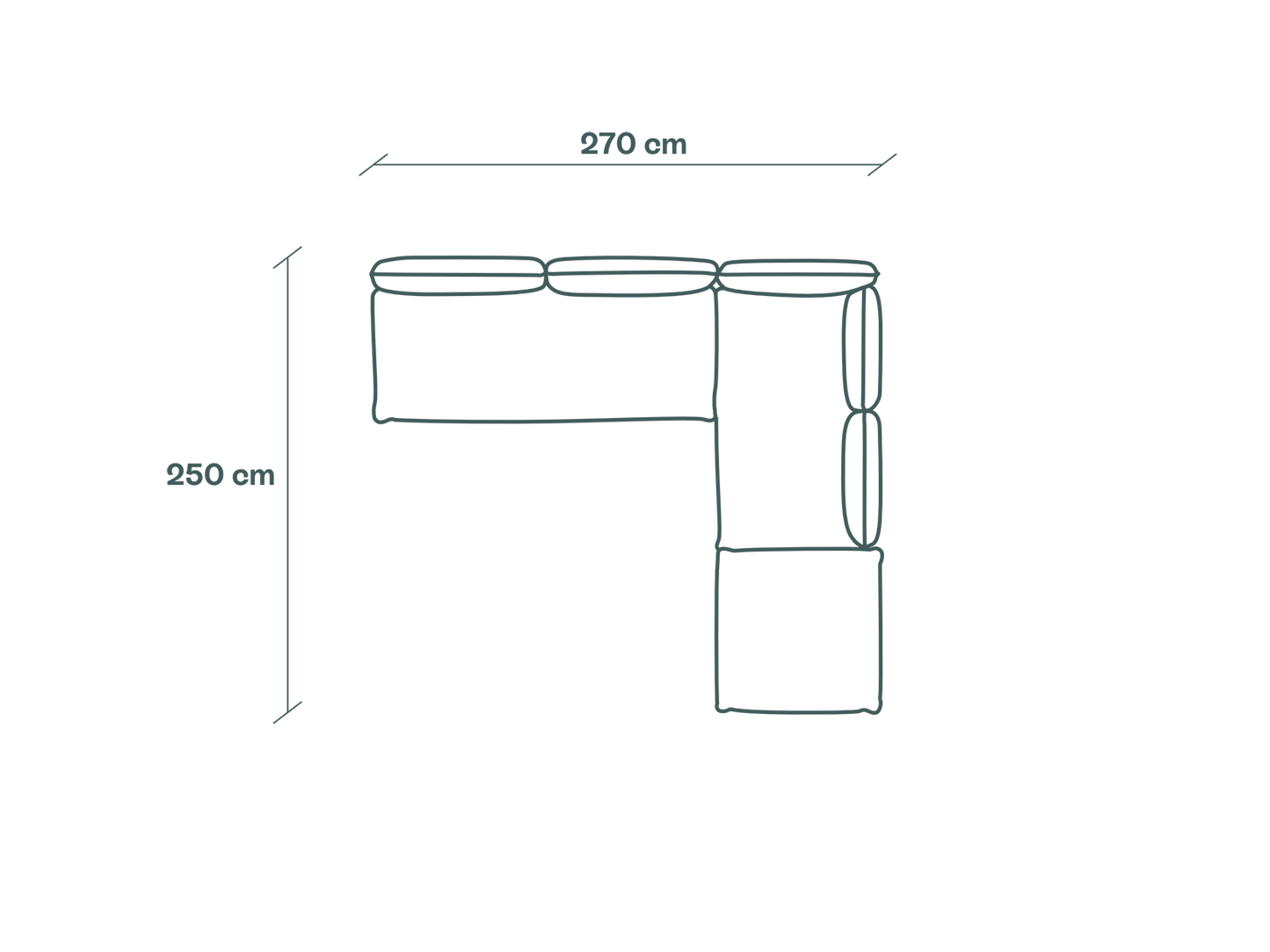 Duurzame modulaire hoekbank van Kairos Furniture