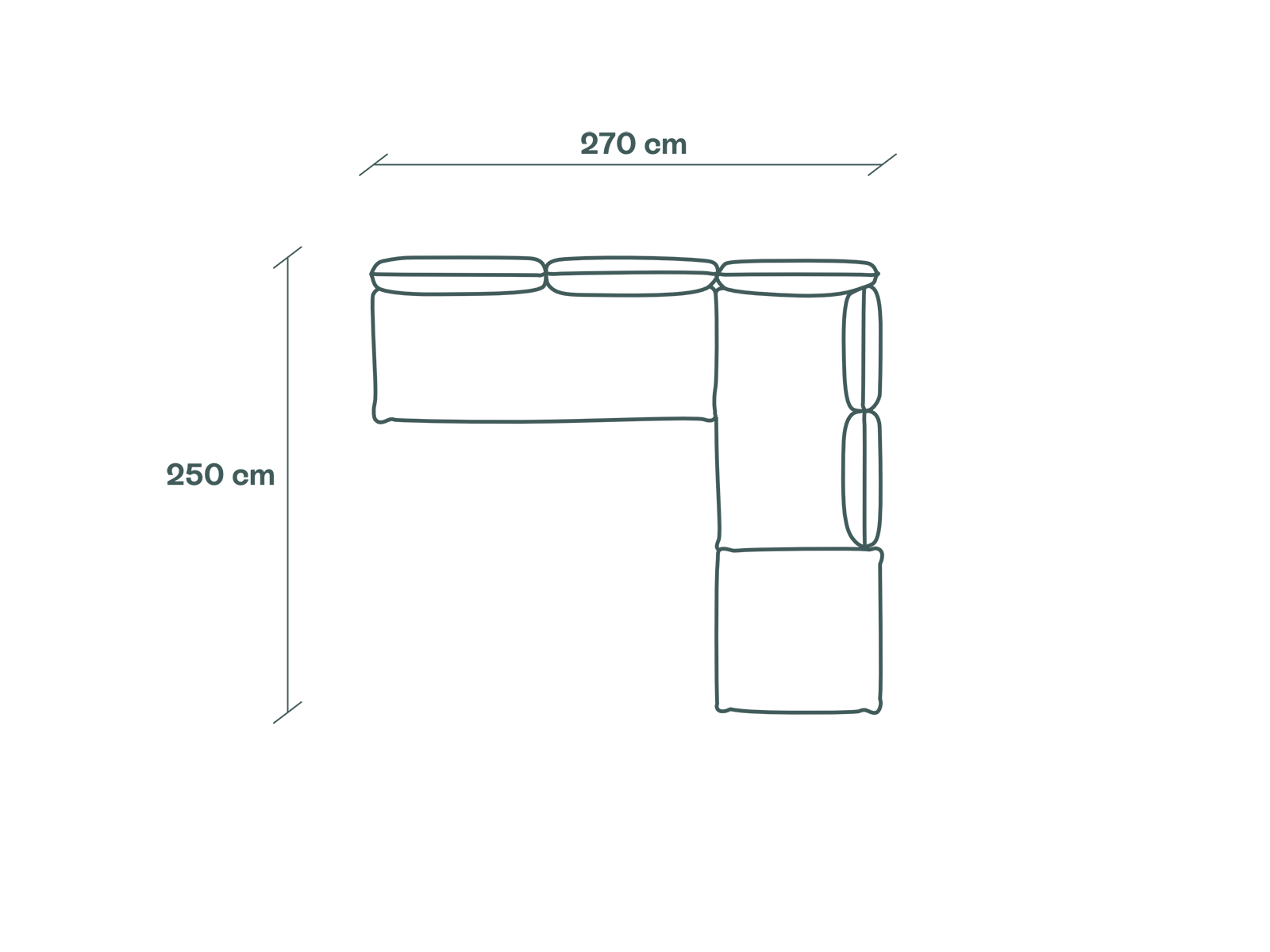 Duurzame modulaire hoekbank van Kairos Furniture