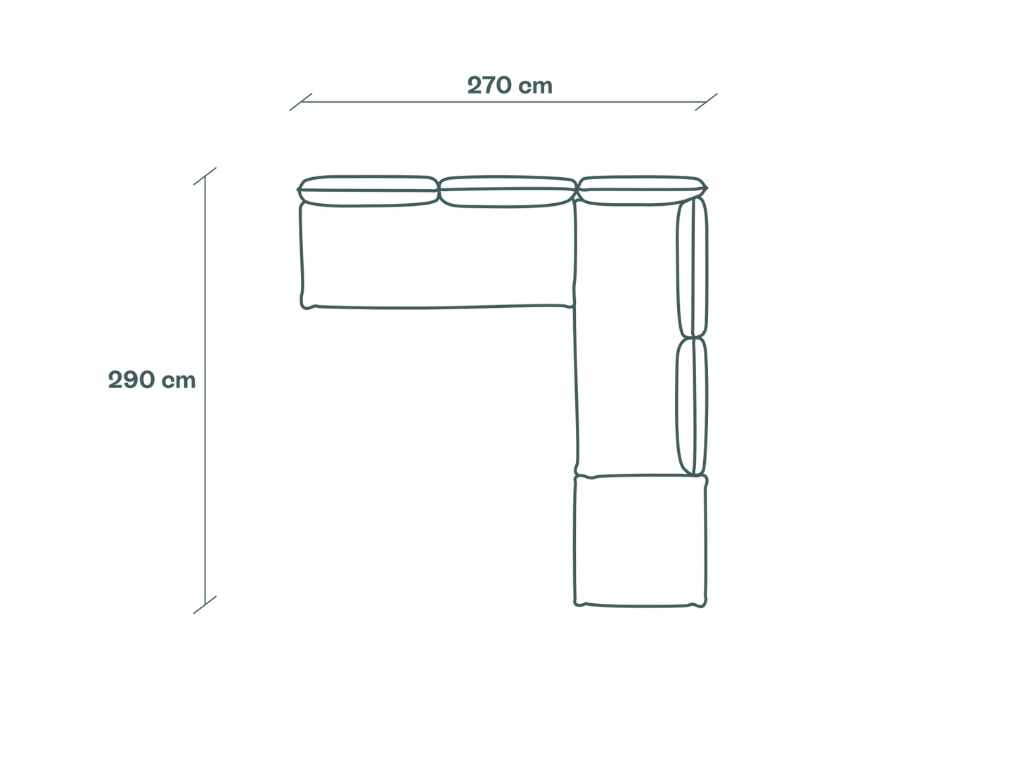Duurzame modulaire hoekbank van Kairos Furniture
