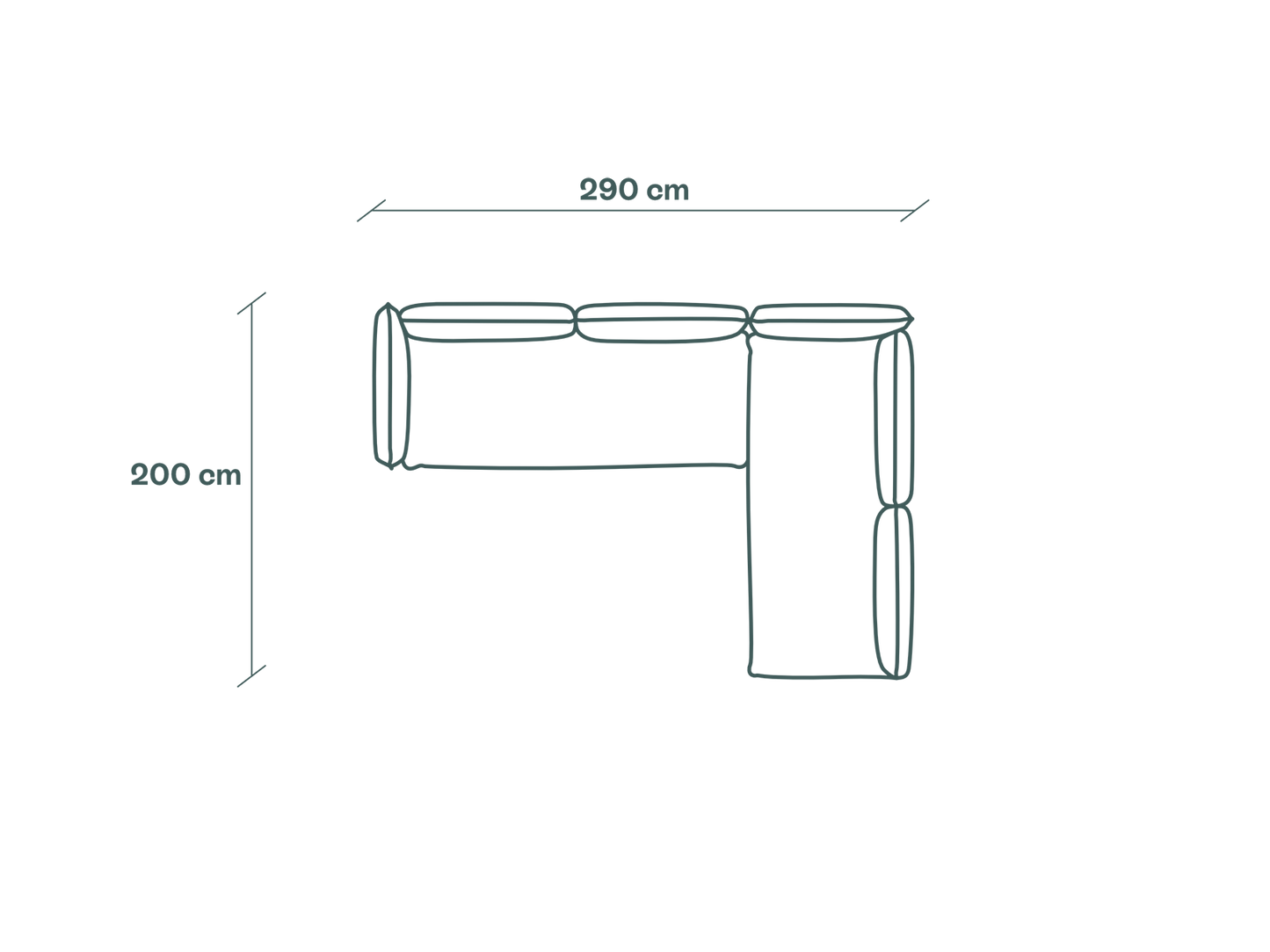 Duurzame modulaire hoekbank van Kairos Furniture