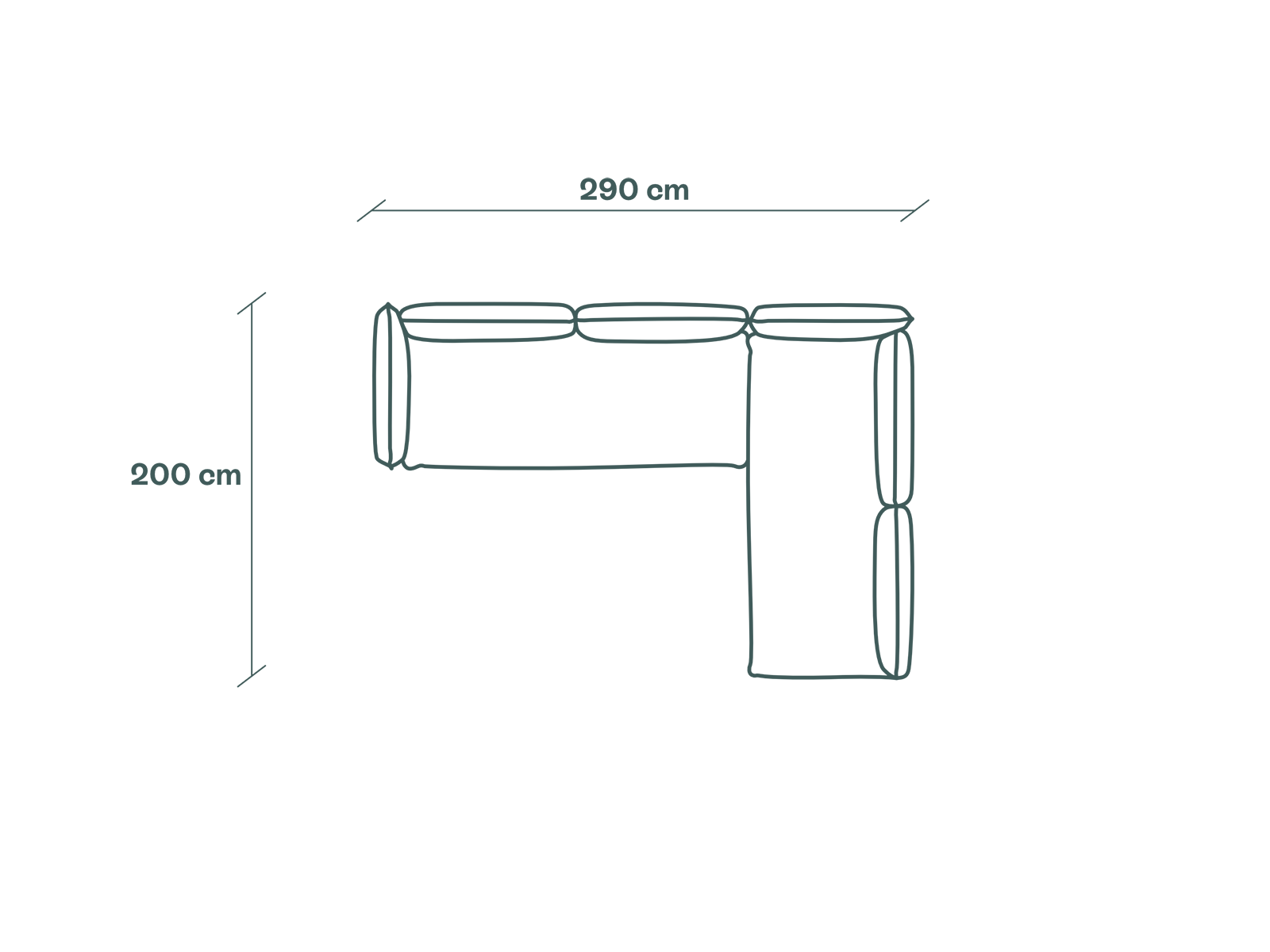 Duurzame modulaire hoekbank van Kairos Furniture