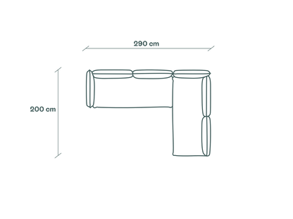 Duurzame modulaire hoekbank van Kairos Furniture