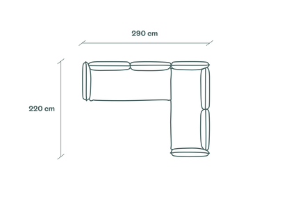 Duurzame modulaire hoekbank van Kairos Furniture