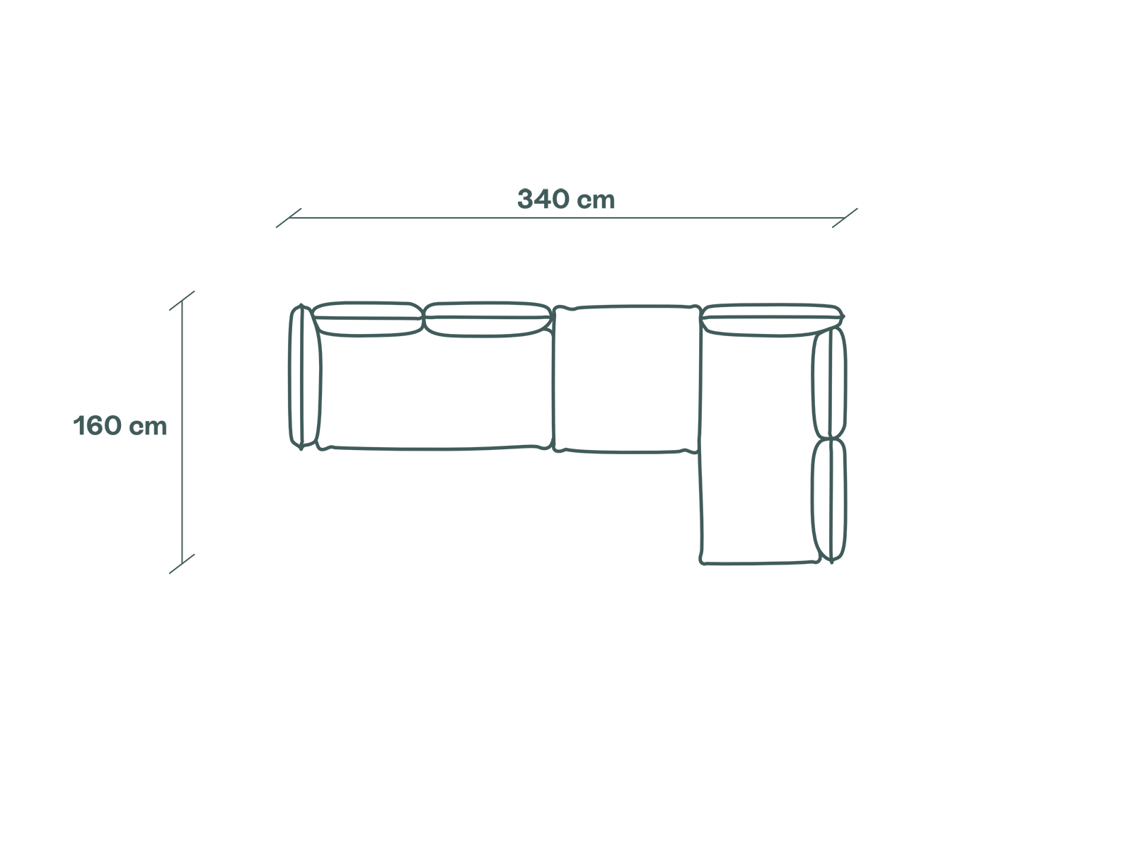 Duurzame modulaire hoekbank van Kairos Furniture