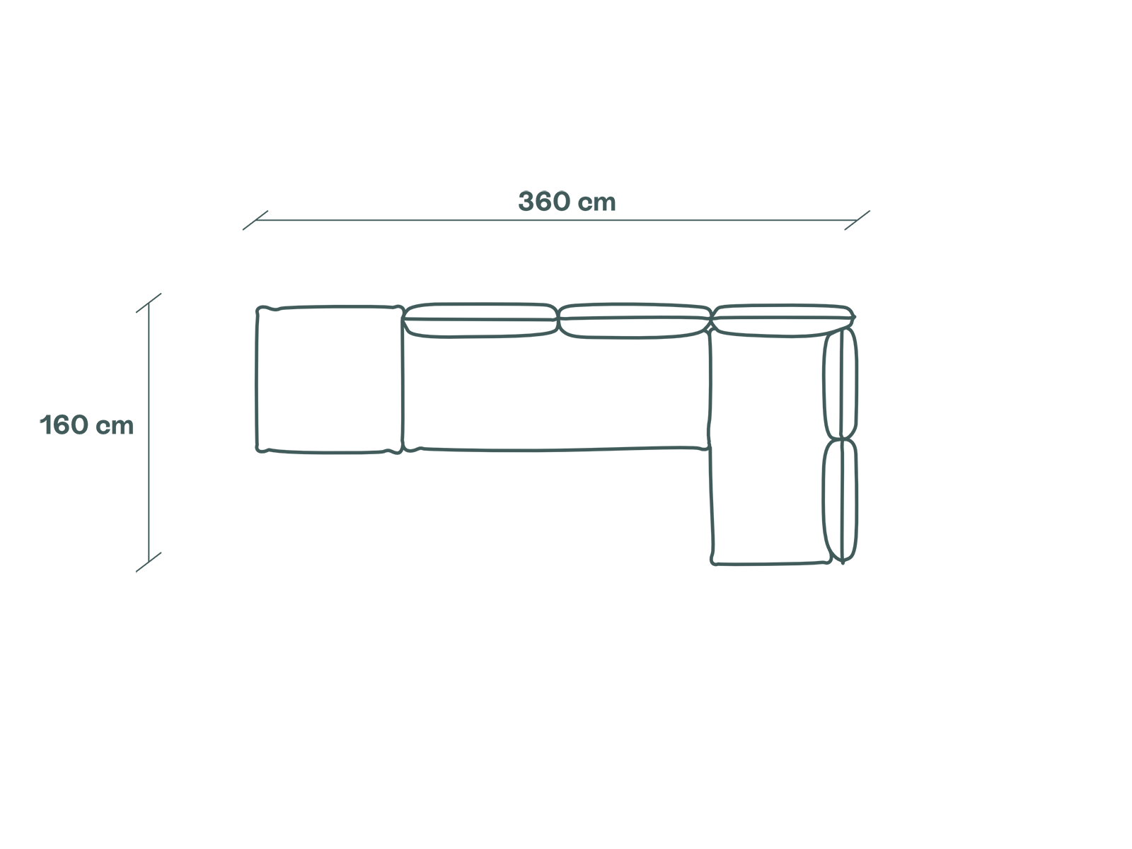 Duurzame modulaire hoekbank van Kairos Furniture