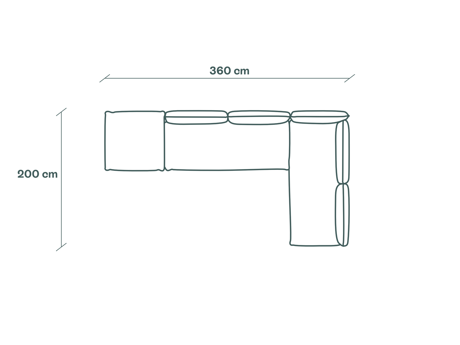 Duurzame modulaire hoekbank van Kairos Furniture