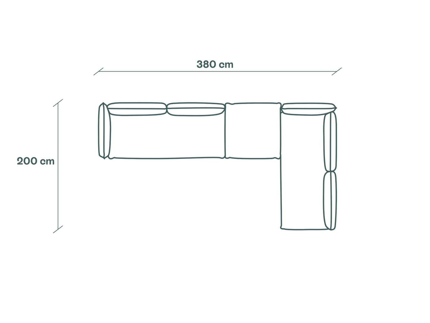 Duurzame modulaire hoekbank van Kairos Furniture