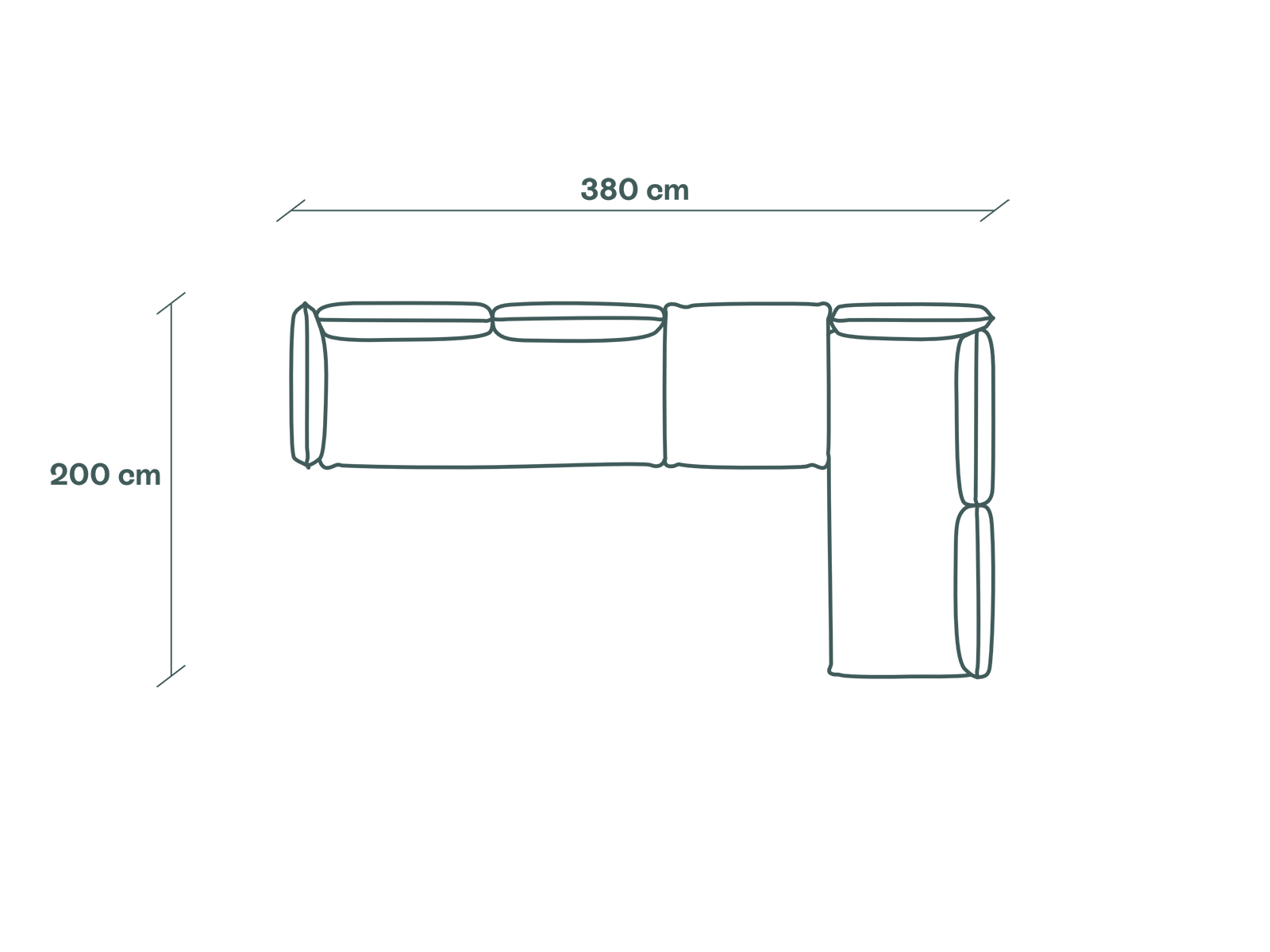 Duurzame modulaire hoekbank van Kairos Furniture